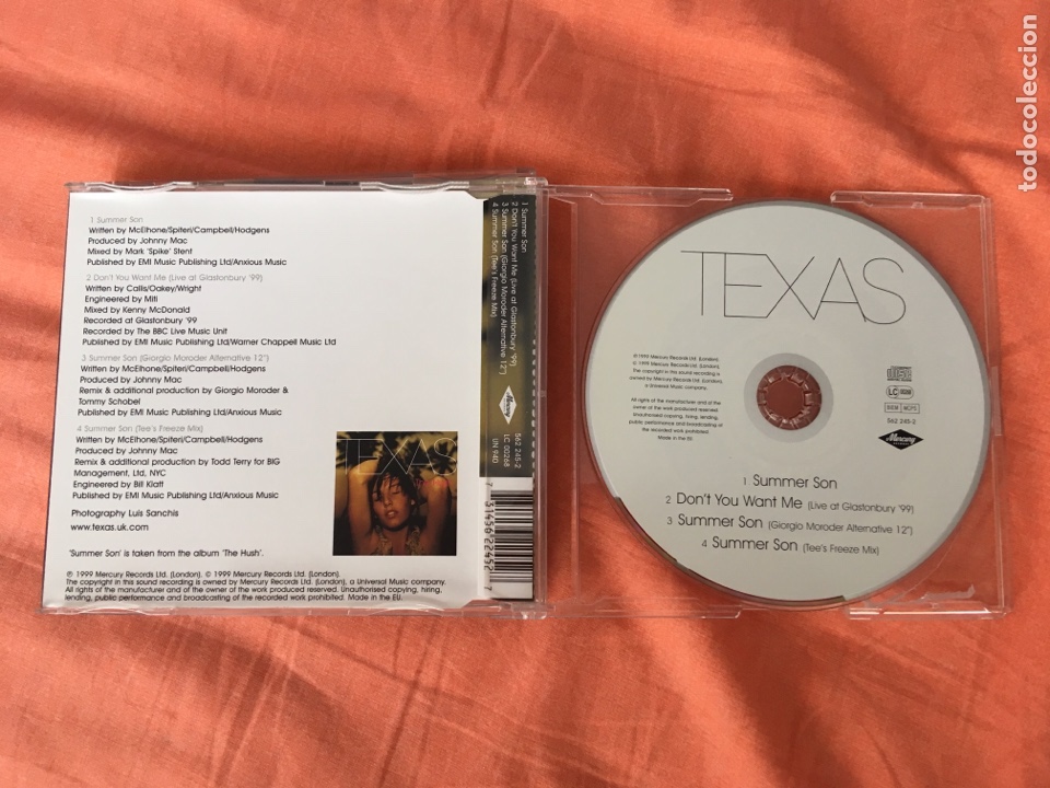 CDs de m&uacute;sica: Texas: summer son CD MUSICA - Foto 2