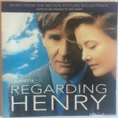 CDs de Musique: REGARDING HENRY / HANS ZIMMER CD BSO. Lote 171150172