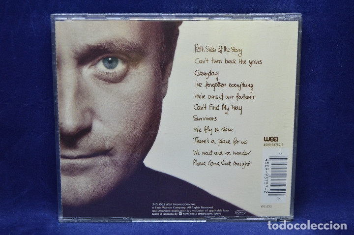 CDs de m&uacute;sica: PHIL COLLINS - BOTH SIDES - CD - Foto 2