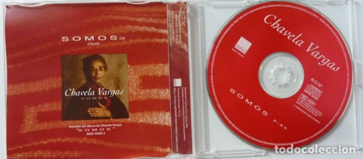 CDs de m&uacute;sica: CHAVELA VARGAS // SOMOS // 1995 // CD SINGLE - Foto 2