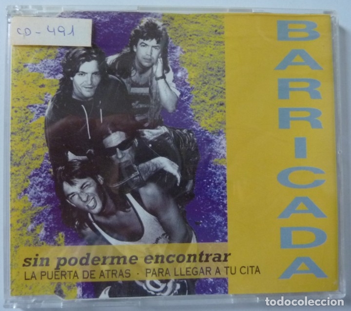 CDs de m&uacute;sica: BARRICADA // SIN PODERME ENCONTRAR// 1992 // CD SINGLE - Foto 1