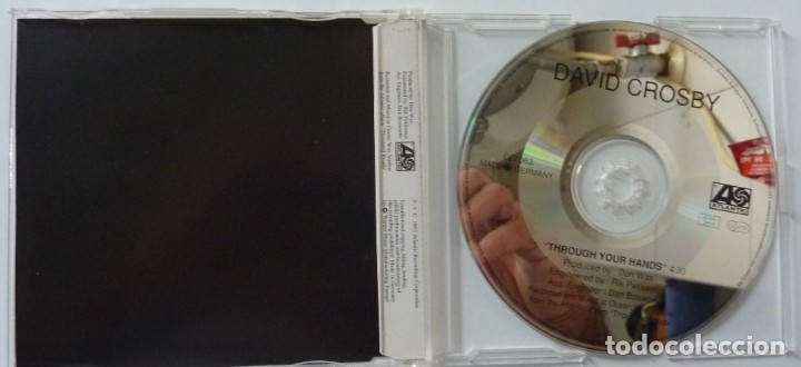 CDs de m&uacute;sica: DAVID CROSBY //THROUGH YOUR HANDS // 1993 // CD SINGLE - Foto 2