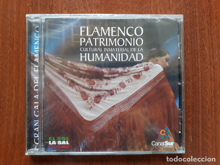 CDs de Musique: Flamenco patrimonio cultural inmaterial de la humanidad- el sol la sal el son- Dvd romo canal sur 20