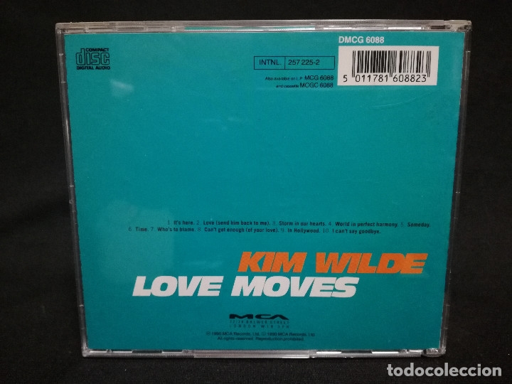 CDs de m&uacute;sica: CD - KIM WILDE - LOVE MOVES - Foto 2