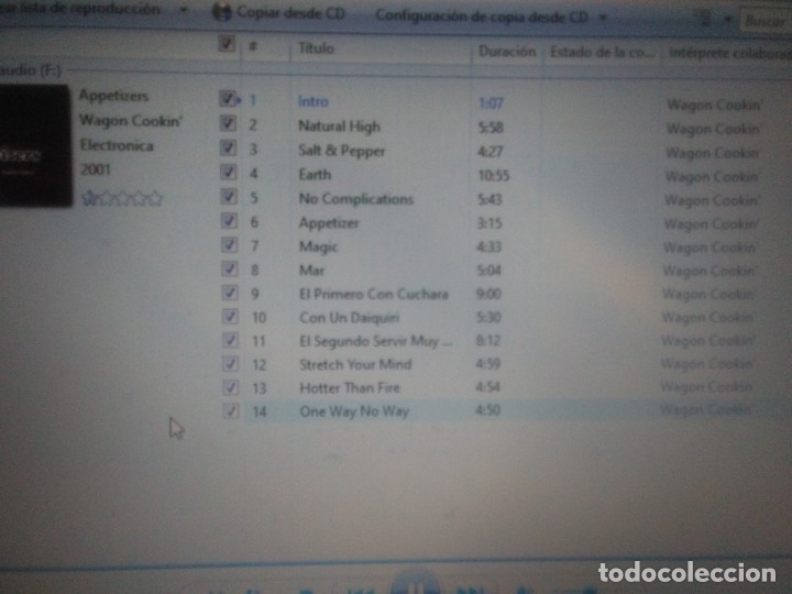 CDs de m&uacute;sica: WAGON COOKIN , APPETIZERS . - Foto 2