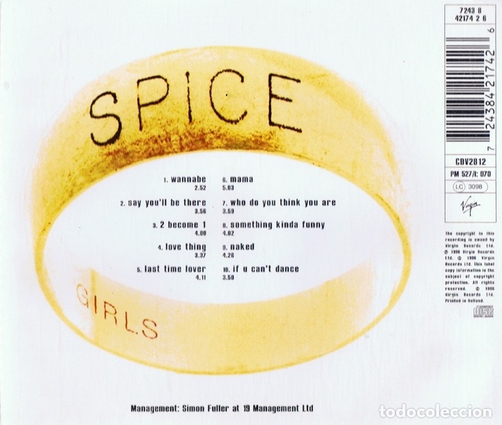 CDs de m&uacute;sica: SPICE GIRLS SPICE - Foto 2