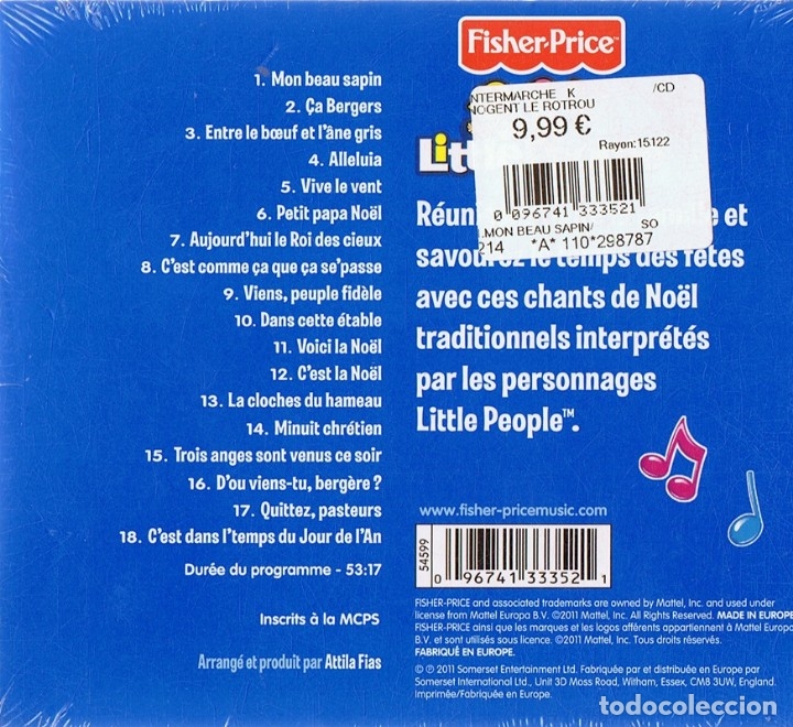 CDs de m&uacute;sica: MON BEAU SAPIN ( PRECINTADO) - Foto 2