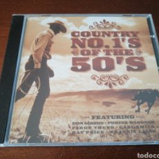 CDs de Música: COUNTRY NO. 1'S OF THE 50'S PEGASUS 2004. Lote 180332438