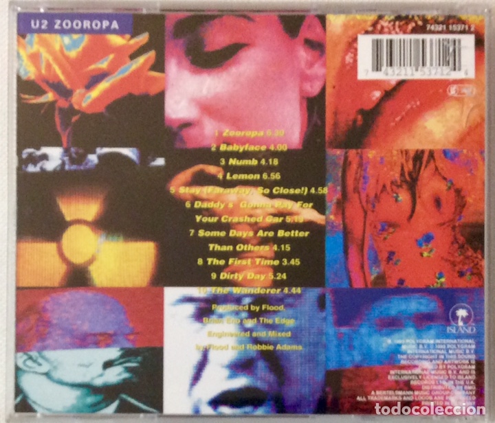 CDs de m&uacute;sica: U2 , ZOOROPA CD (1993) - Foto 3