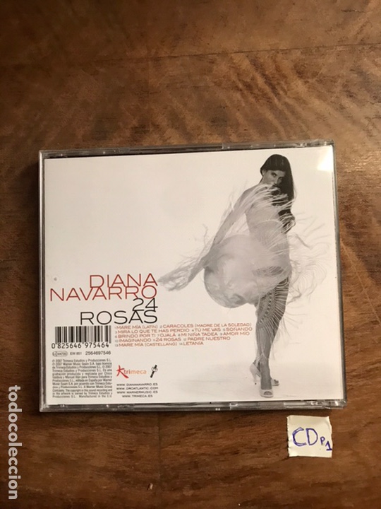 CDs de m&uacute;sica: DIANA NAVARRO 24 ROSAS - Foto 1