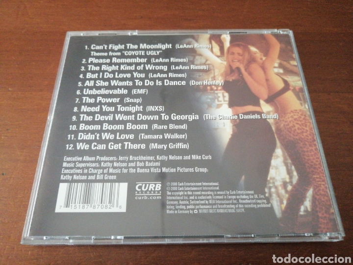 CDs de m&uacute;sica: COYOTE UGLY BSO CURB RECORDS 2000 - Foto 2