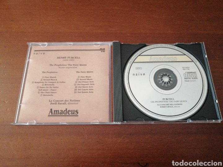 CDs de m&uacute;sica: AMADEUS 116 PURCELL NA&Iuml;VE - Foto 3