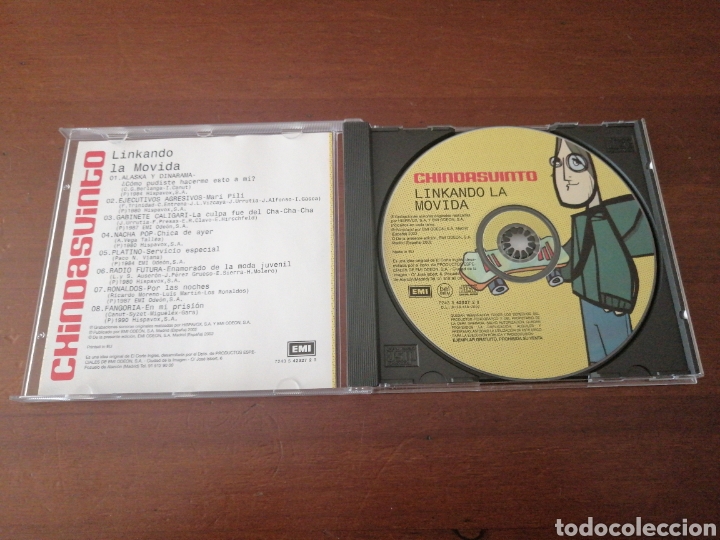 CDs de m&uacute;sica: CHINDASVINTO LINKANDO LA MOVIDA EMI 2002 - Foto 3