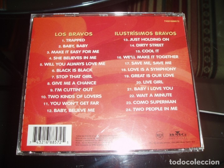 CDs de m&uacute;sica: LOS BRAVOS 1&ordm; Y 4&ordm; LPs CD - Foto 2