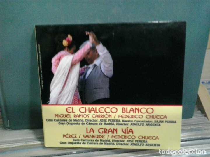 CDs de m&uacute;sica: LMV - El chaleco blanco / La Gran Via, zarzuelas. CD - Foto 1