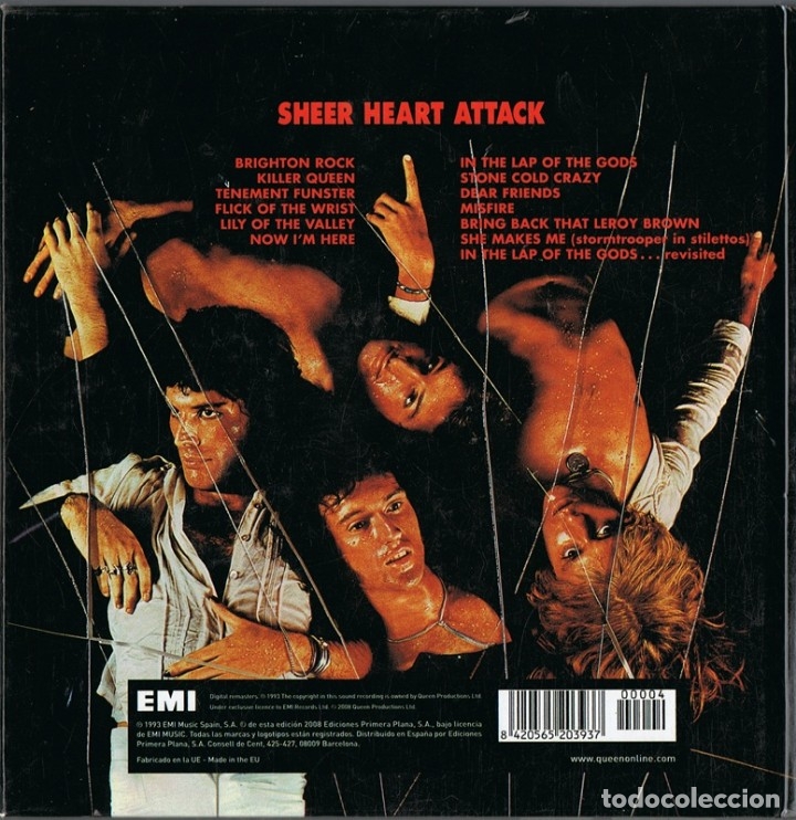 CDs de m&uacute;sica: QUEEN SHEER HEART ATTACK (LIBRO CD) - Foto 2