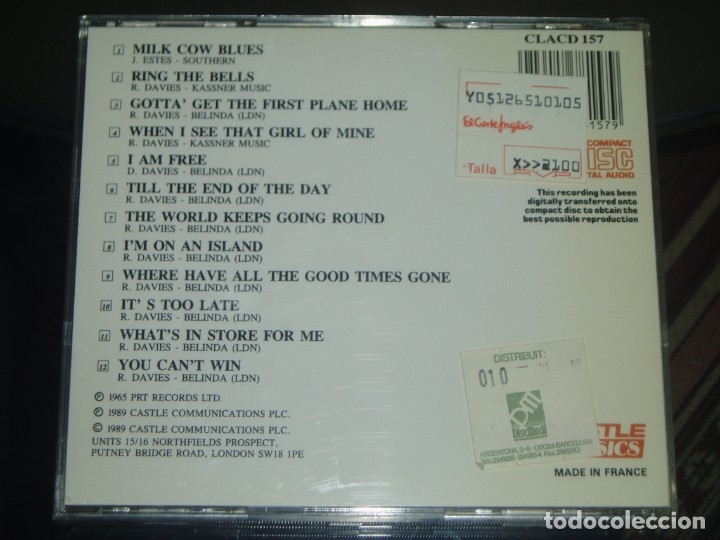 CDs de m&uacute;sica: THE KINKS KONTROVERSY CD - Foto 2