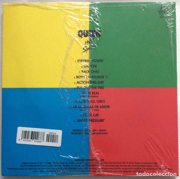 CDs de m&uacute;sica: QUEEN , HOT SPACE CD (2011) PRECINTADO NUEVO - Foto 2