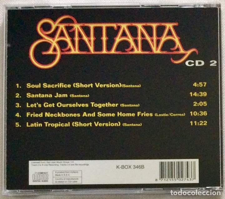CDs de m&uacute;sica: SANTANA , 3 CD-BOX (1995) - Foto 9