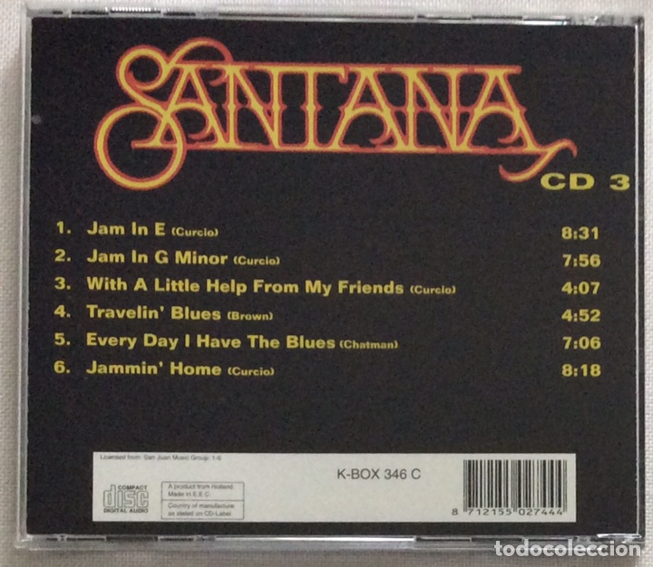 CDs de m&uacute;sica: SANTANA , 3 CD-BOX (1995) - Foto 12