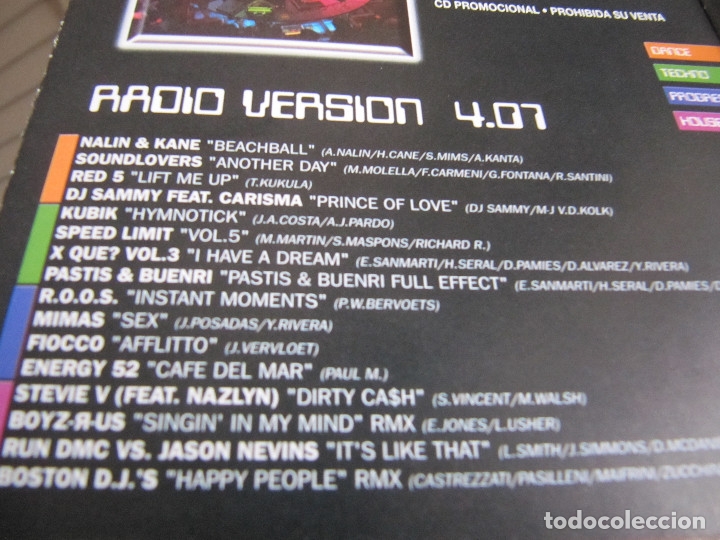 CDs de m&uacute;sica: DANCE SESSIONS - RADIO VERSION - Foto 2