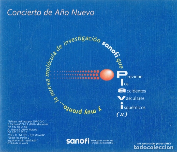 CDs de m&uacute;sica: CONCIERTO DE A&Ntilde;O NUEVO - Foto 2
