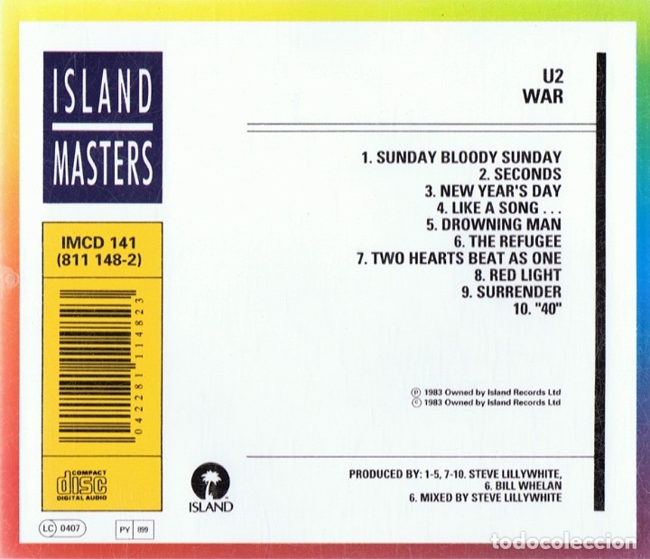 CDs de m&uacute;sica: U2 WAR  (CD) - Foto 2
