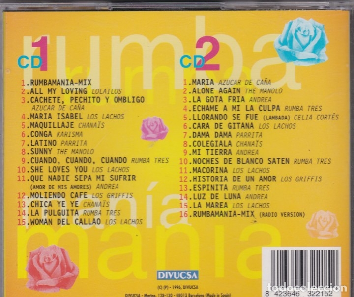 CDs de m&uacute;sica: Rumba Man&iacute;a - 2xCD - Foto 2