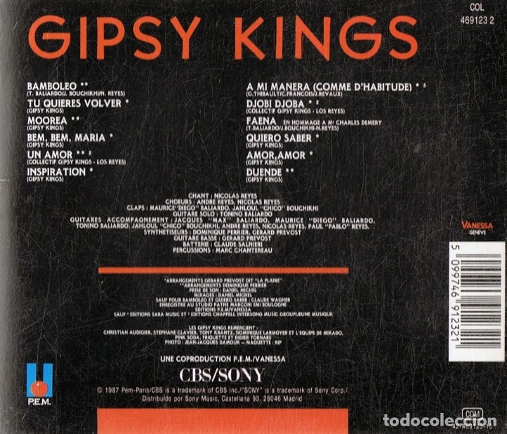CDs de m&uacute;sica: GIPSY KINGS  (CD) - Foto 2