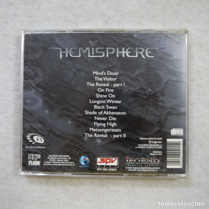 CDs de m&uacute;sica: HEMISPHERE - MINDS DOOR - CD 2001 - Foto 2