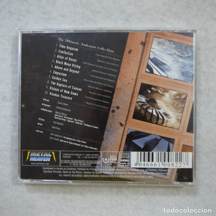 CDs de m&uacute;sica: RICHARD ANDERSSON - THE ULTIMATE ANDERSSON COLLECTION - CD 2005 - Foto 2