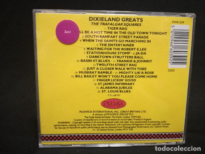 CDs de m&uacute;sica: CD - DIXIELAND GREATS - Foto 2