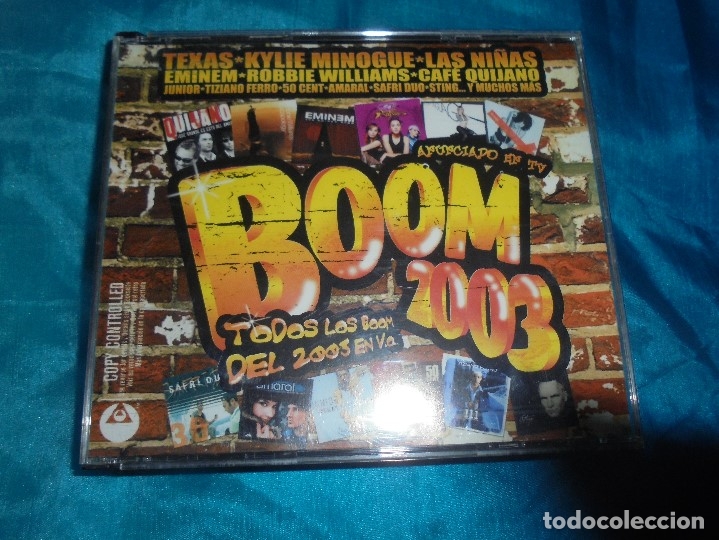 CDs de m&uacute;sica: BOOM 2003 . COPY CONTROLLED. 2 CD&acute;S + DVD . IMPECABLE - Foto 1