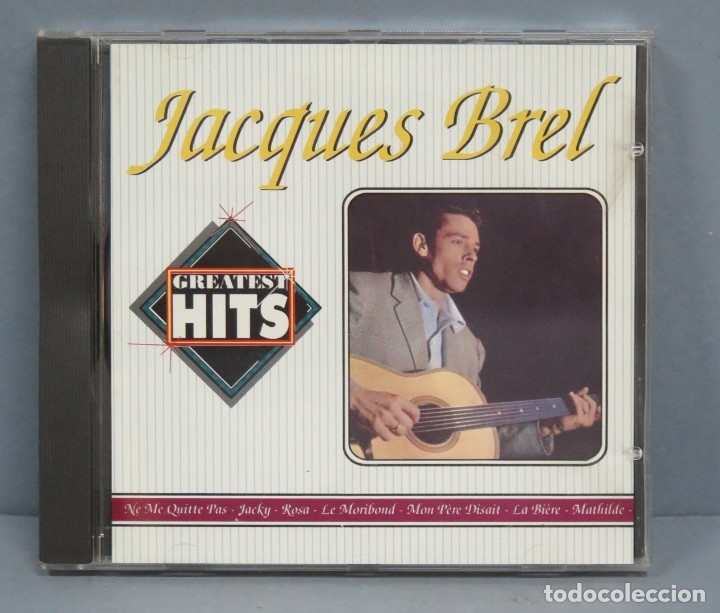 CDs de m&uacute;sica: CD. GREATEST HITS. JACQUES BREL - Foto 1