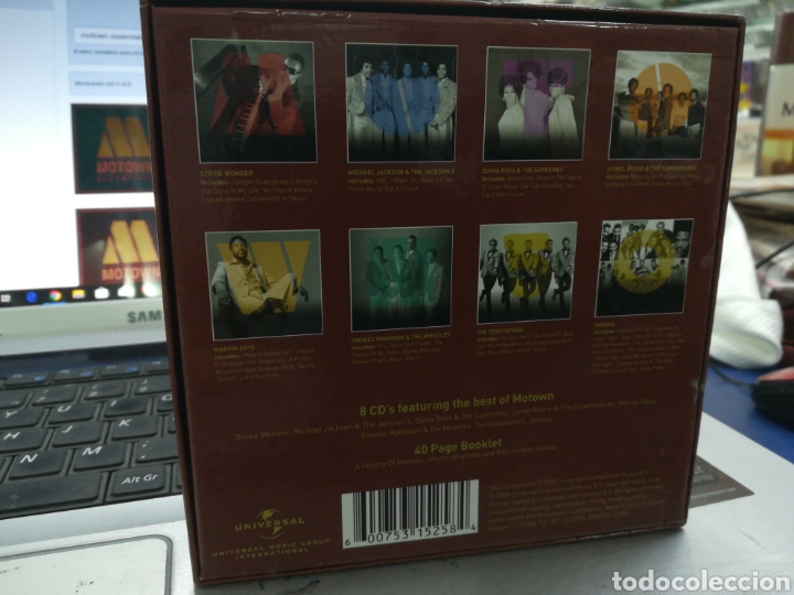 CDs de m&uacute;sica: Motown essentials caja box con 8 cds + libreto - Foto 2