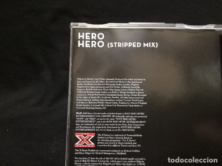 CDs de m&uacute;sica: CD MAXI - THE FACTOR X - HERO - Foto 2