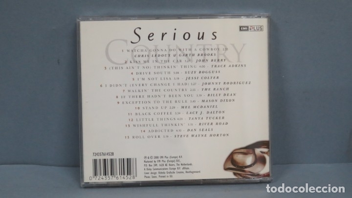 CDs de m&uacute;sica: CD. SERIOUS COUNTRY - Foto 2