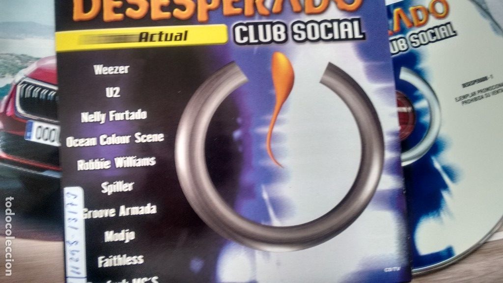 CDs de m&uacute;sica: CD-ALBUM -PROMOCION- DESESPERADO CLUB SOCIAL ( U2-WEEZER- NELLY FURTADO-GROOVE ARMADA...)