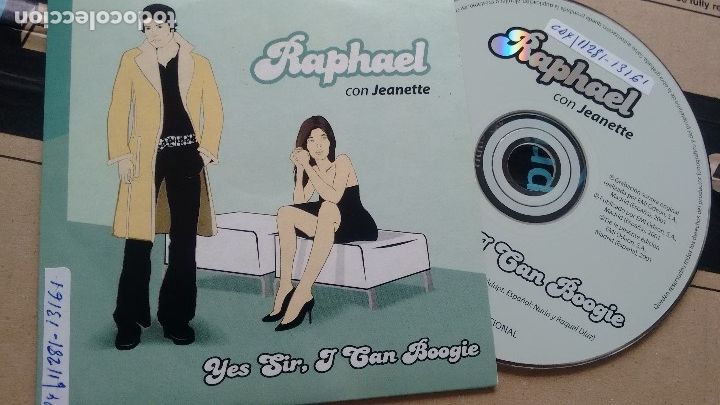 CDs de m&uacute;sica: CD-SINGLE -PROMOCION- DE RAPHAEL CON JEANETTE - Foto 1