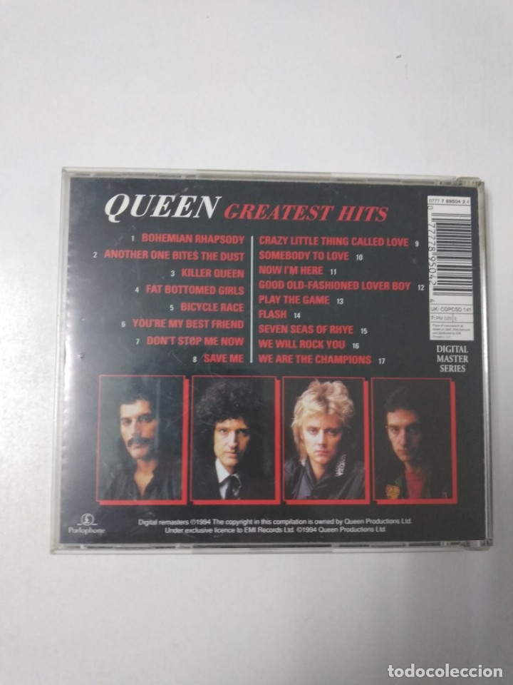 CDs de m&uacute;sica: CD Queen Greatest Hits 1994 EMI Records - Foto 2