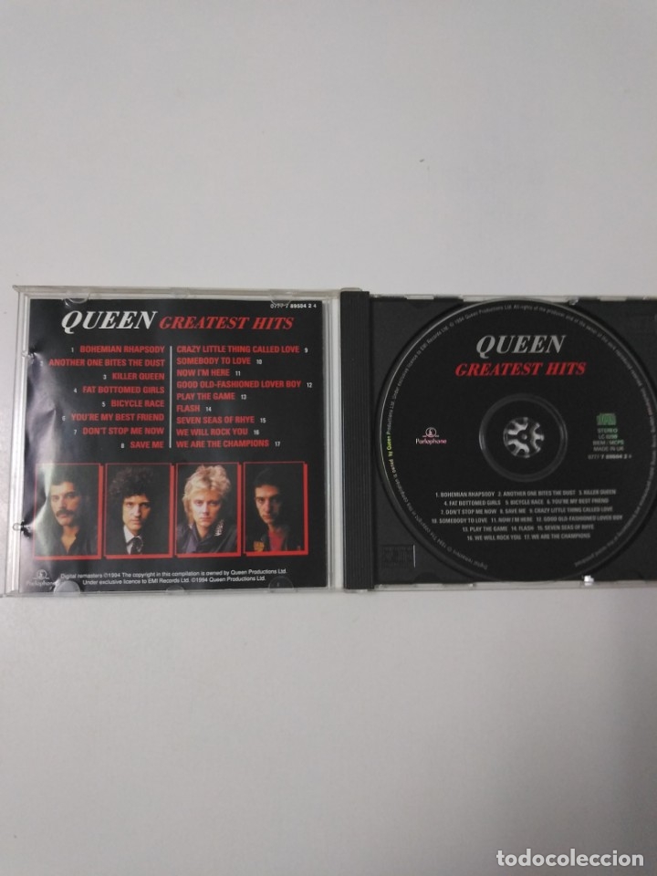 CDs de m&uacute;sica: CD Queen Greatest Hits 1994 EMI Records - Foto 3