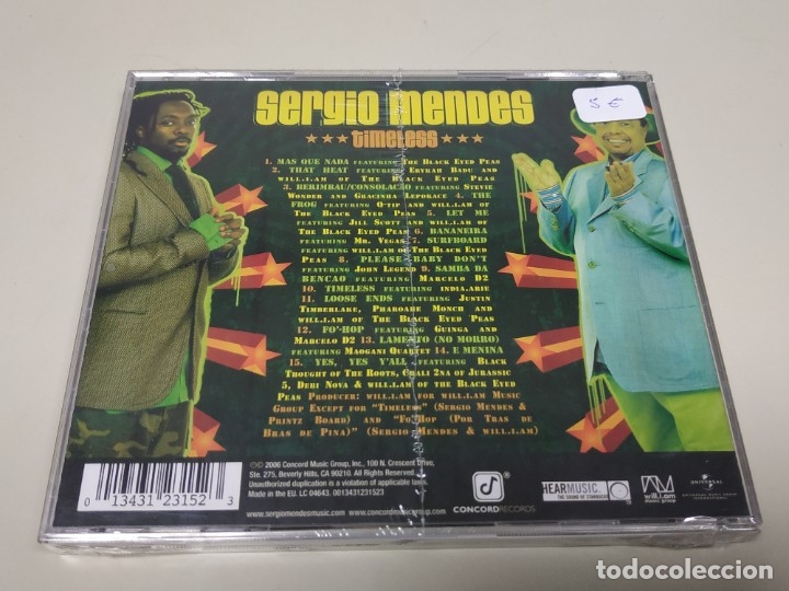 CDs de m&uacute;sica: Sergio Mendes - Timeless (CD, Album) *Precintado* - Foto 3