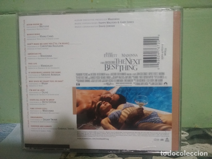 CDs de m&uacute;sica: CD BSO - THE NEXT BEST THING - 2000 PEPETO - Foto 2