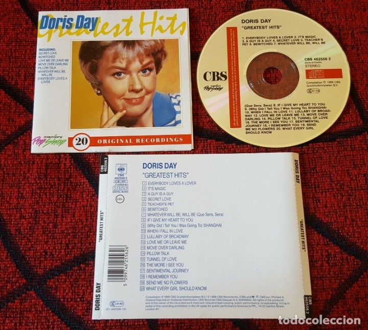 CDs de m&uacute;sica: DORIS DAY ** Greatest Hits ** CD ORIGINAL 1988 HOLANDA - Foto 1