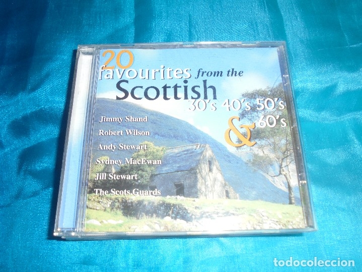Music CDs: 20 FAVOURITES FROM THE SCOTTISH. 30&acute;S, 40&acute;S, 50&acute;S Y 60&acute;S. DISKY, 1998. CD. IMPECABLE