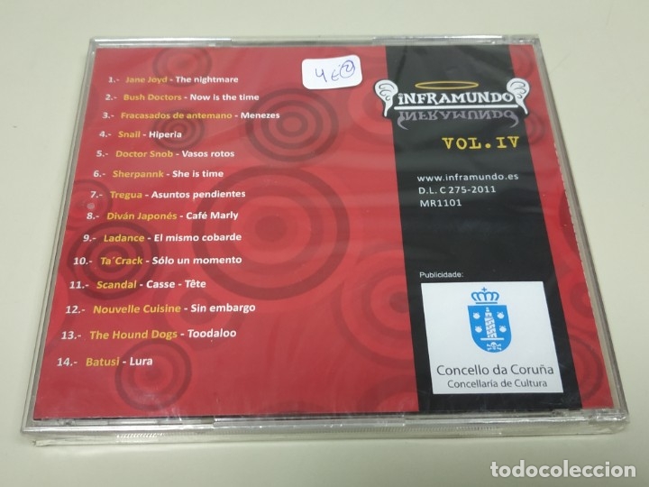 CDs de m&uacute;sica: Various - Inframundo Vol. IV (CD, Comp) - Foto 2
