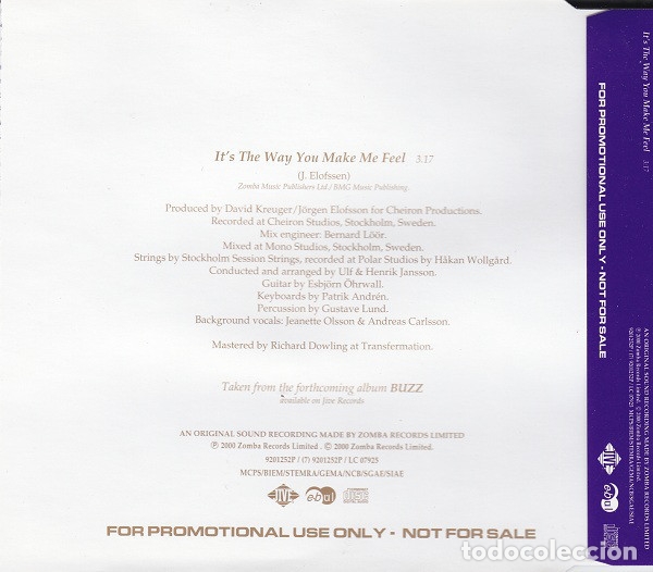 CDs de m&uacute;sica: Steps &lrm;&ndash; Its The Way You Make Me Feel - Foto 2