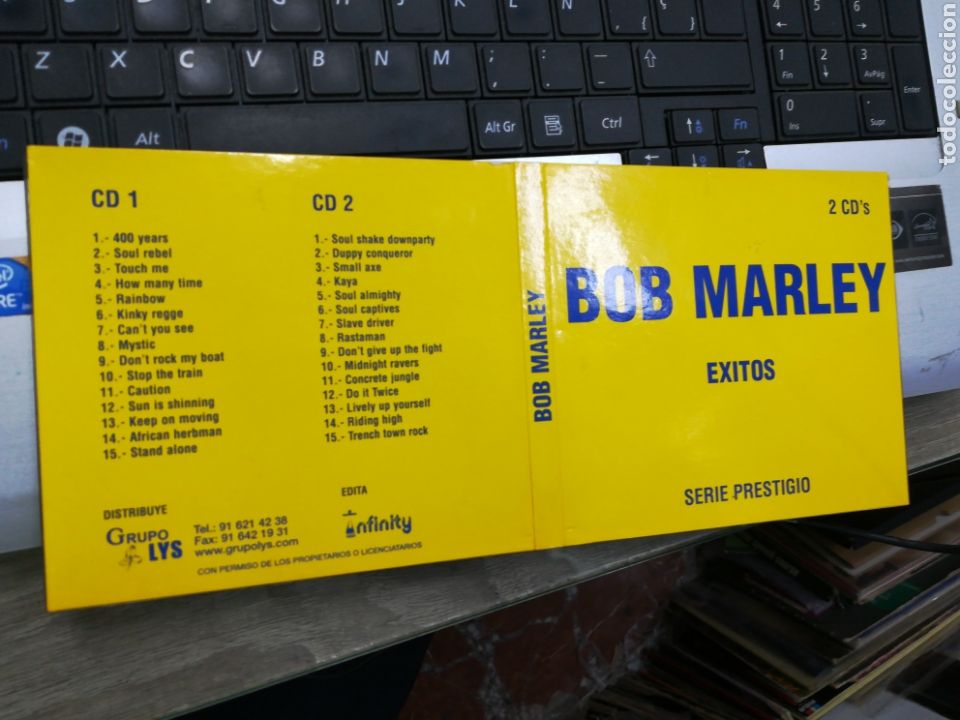 CDs de m&uacute;sica: Bob Marley doble cd &eacute;xitos 2004 - Foto 1