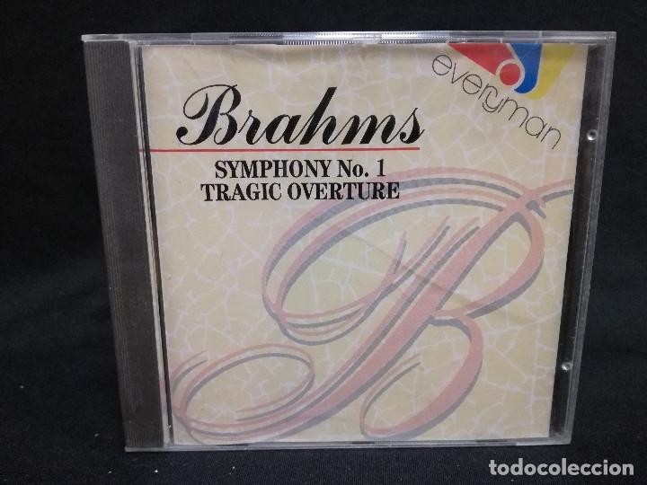 CDs de m&uacute;sica: CD - BRAHMS - SYMPHONY N&ordm; 1 TRAGIC OVERTURE - Foto 1
