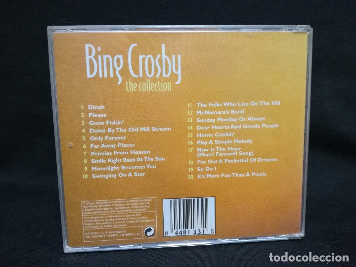 CDs de m&uacute;sica: CD - BING CROSBY - THE COLLECTION - Foto 2